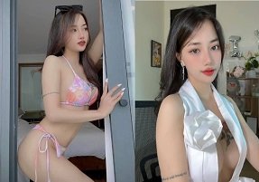 Anna Bears tira uma selfie para ganhar dinheiro com sua mãe