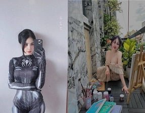 Diversão com o charme de dois seios grandes, seu irmão suor